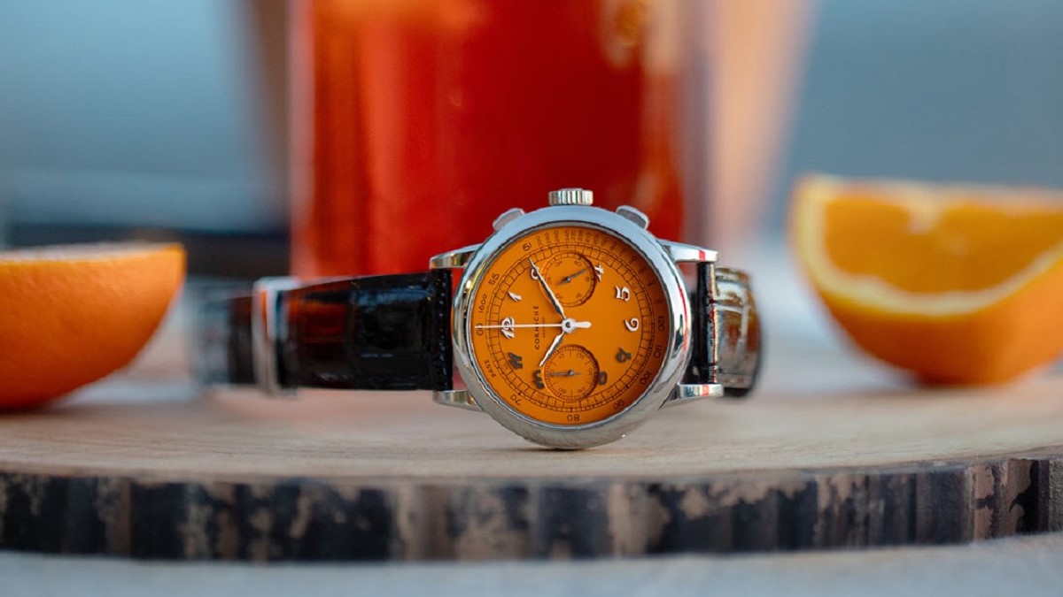 コーニッシュ - 新作腕時計 – 色鮮やかで印象的なオレンジダイアルの