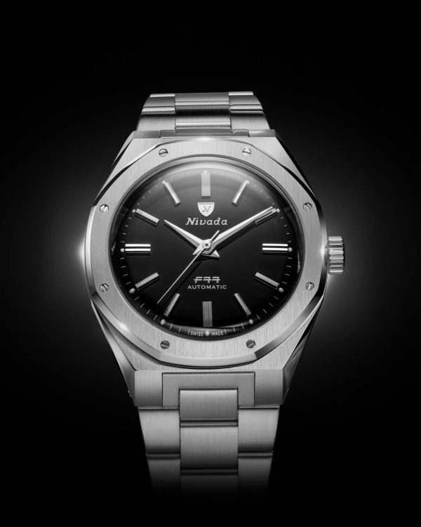 スイスの老舗ブランド「Nivada Grenchen」- 新作腕時計- 天然オニキス