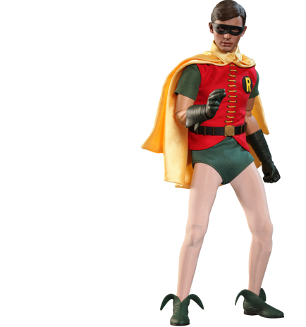 バットマンとロビン陶器製回転オルゴール箱付き レア レトロ 昭和