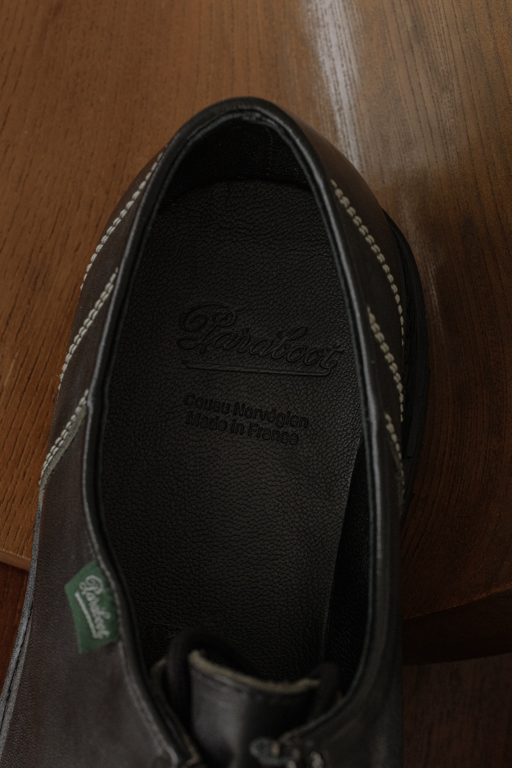 ビオトープがパラブーツに初別注。最古のモデル・モジーンを、モダン