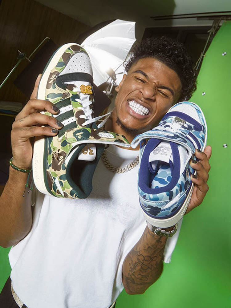 ア ベイシング エイプ®の30周年を飾る、アディダス オリジナルスとの