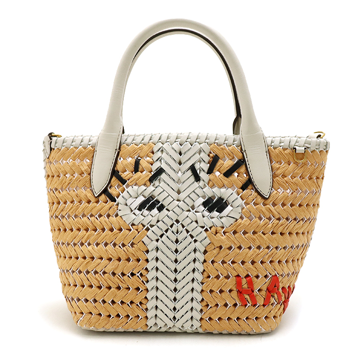 アニヤハインドマーチ(ANYA HINDMARCH) バスケット トートバッグ