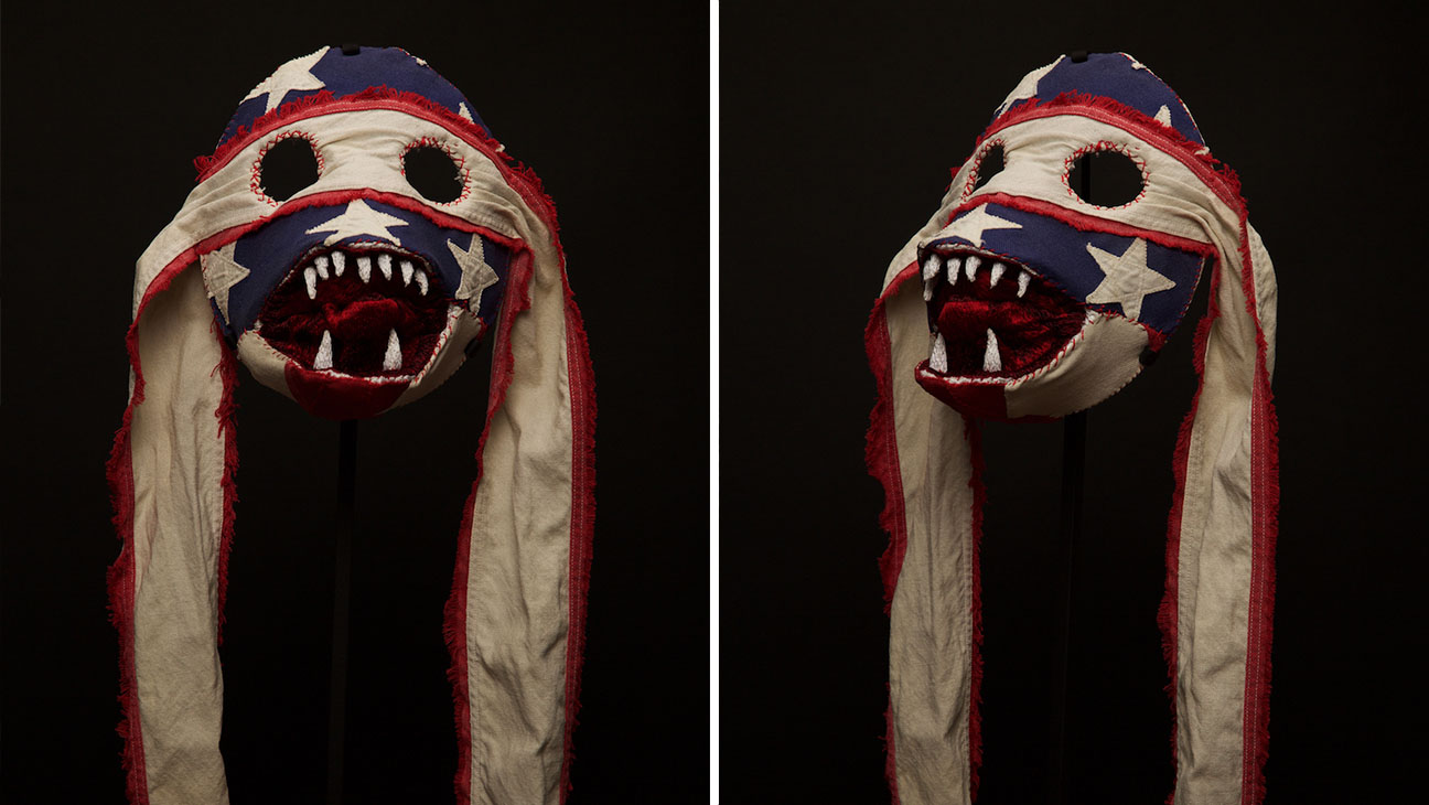 Christophe Coppens' Art Exhibit Features a Demon-Like Trump Mask