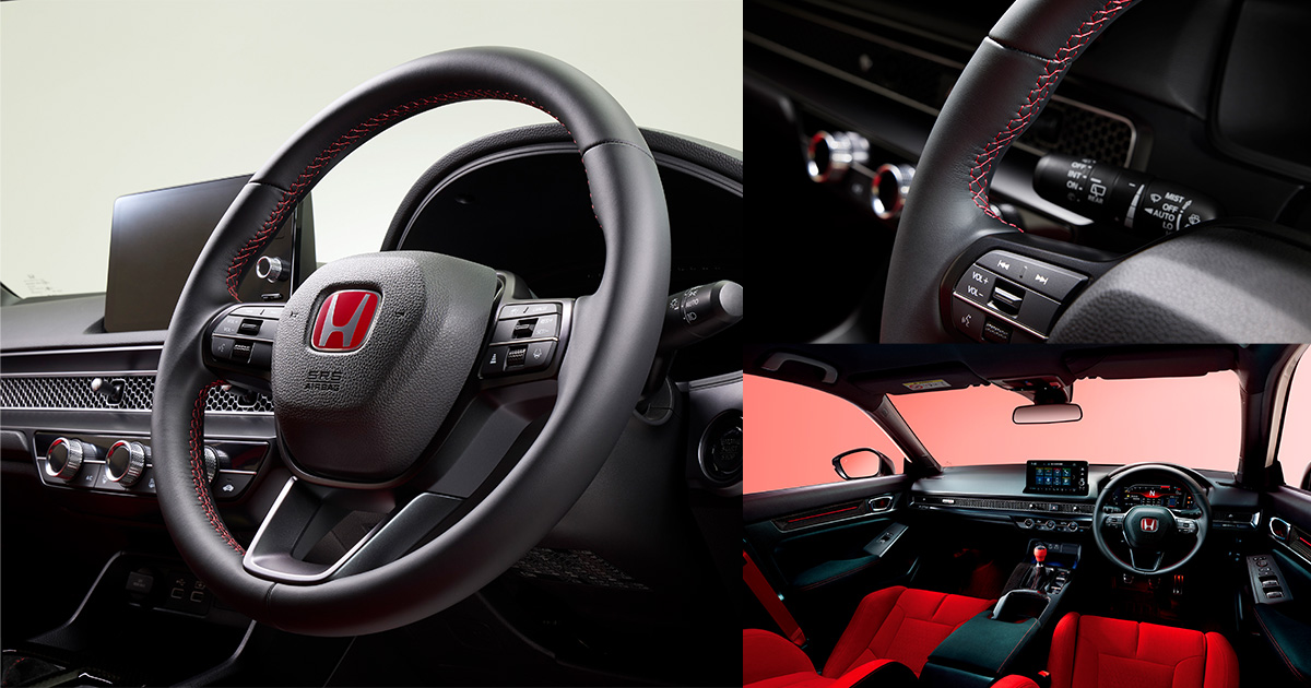 Honda CIVIC TYPE R用「ステアリングホイール」を発売 | Honda Access