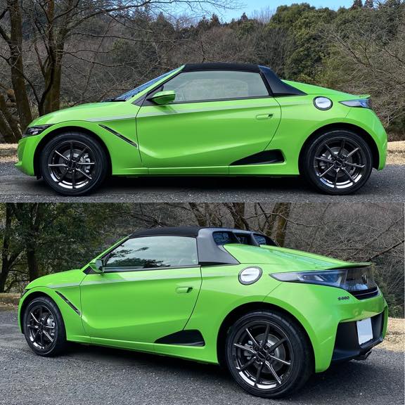 S660 フューエルリッド ホンダ純正 ブリティッシュグリーンパール S660