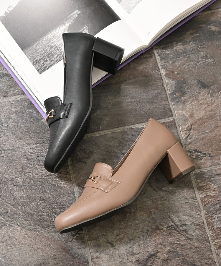 ビット付ヒールローファー: シューズ｜ハニーズ公式通販