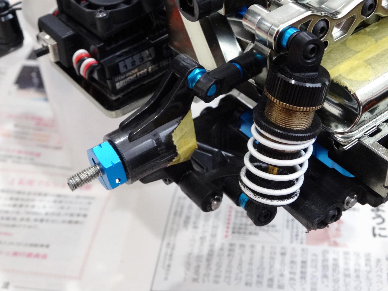 M-05アルミリヤアップライト（2度）を付けてみた