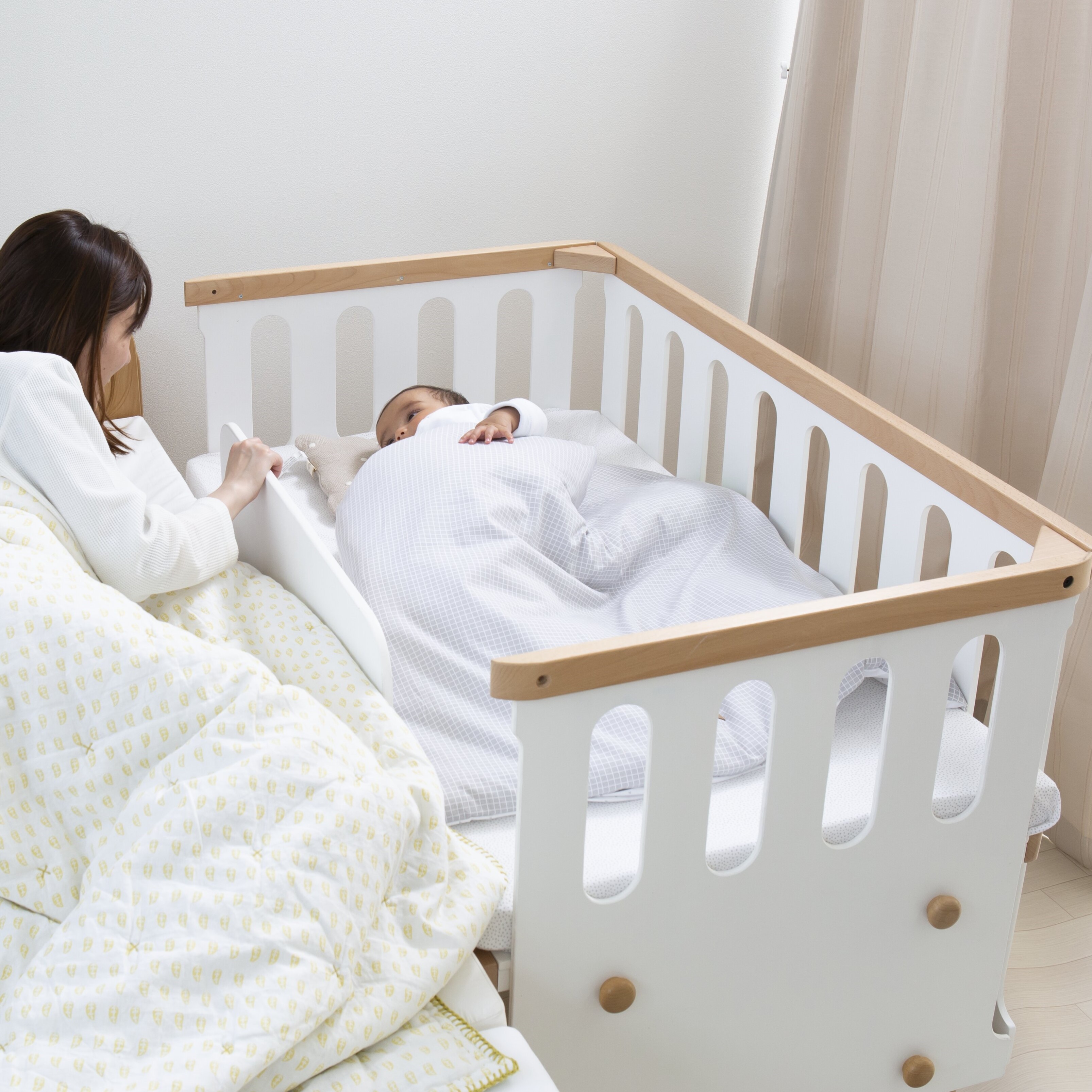 HOPPL TOWN / 10年使えるベビーベッド bébéd baby〔公式限定3年保証〕