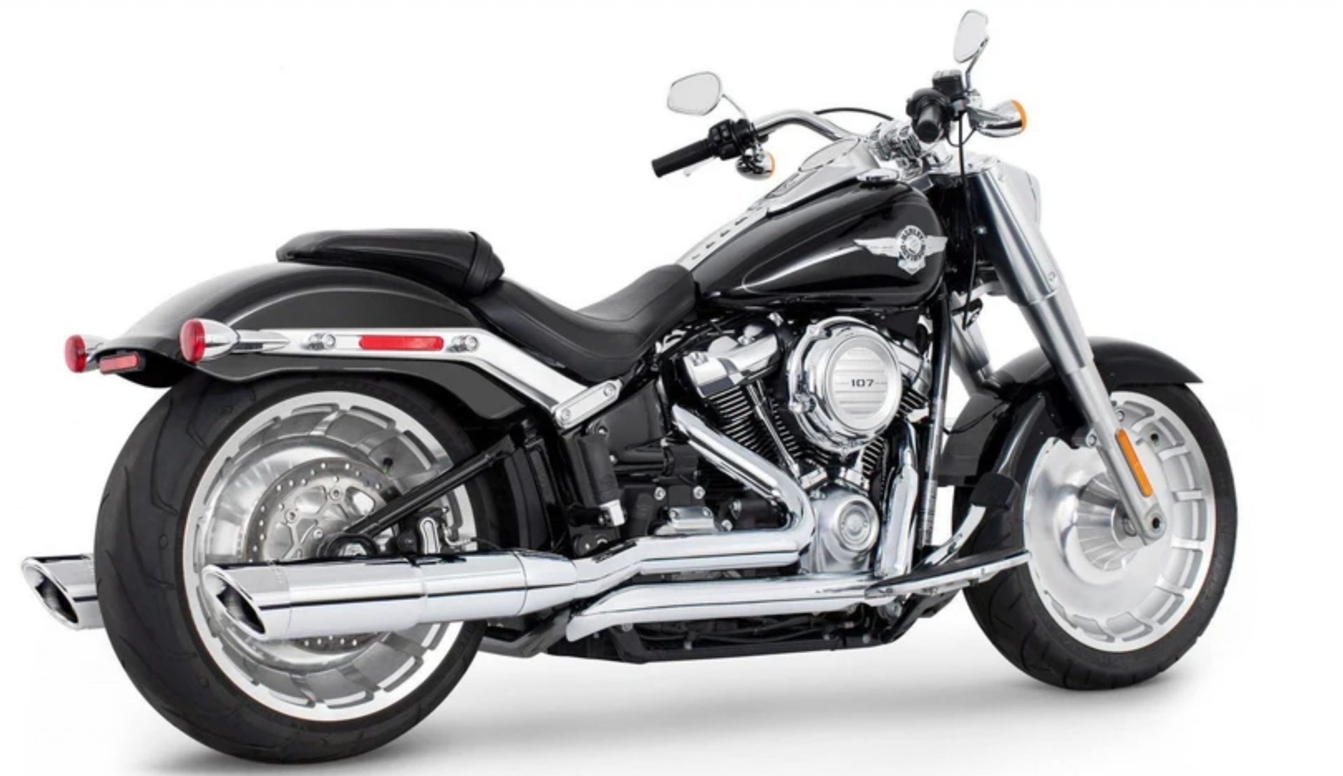 ハーレーブレイクアウト/ファットボーイを唯一無二の左右2本出し