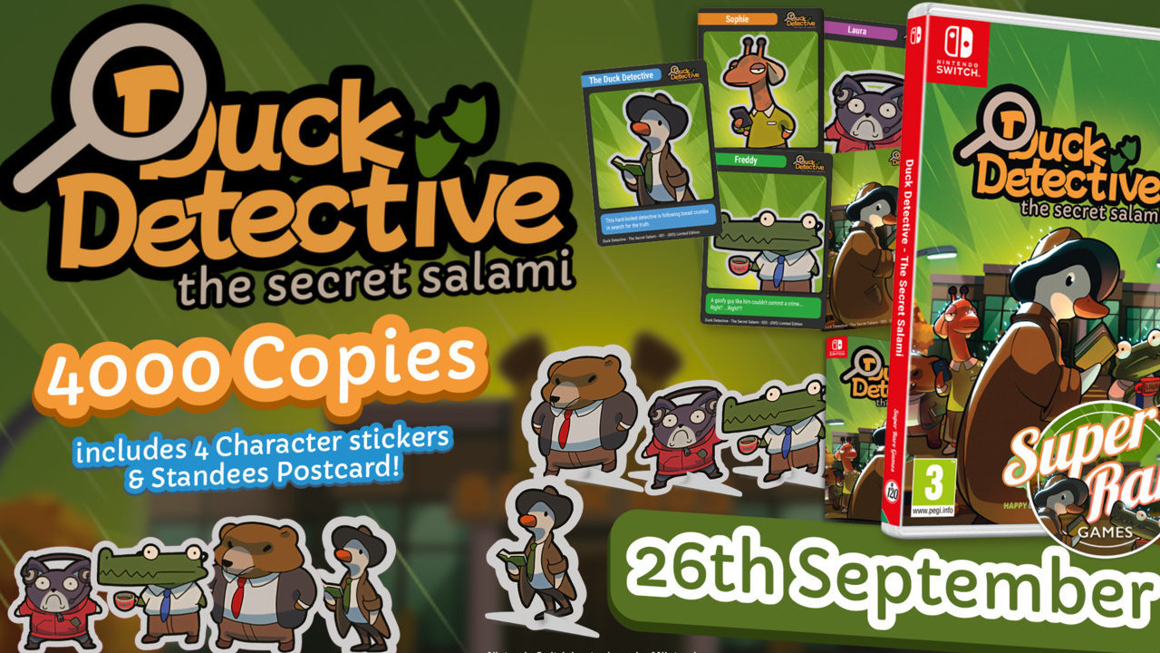 Duck Detective Is Getting a Physical Edition Courtesy of SRG - Hey