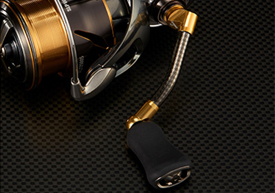 ダイワ純正/SLP WORKS】SLPW カーボンライトハンドル / ゴールド