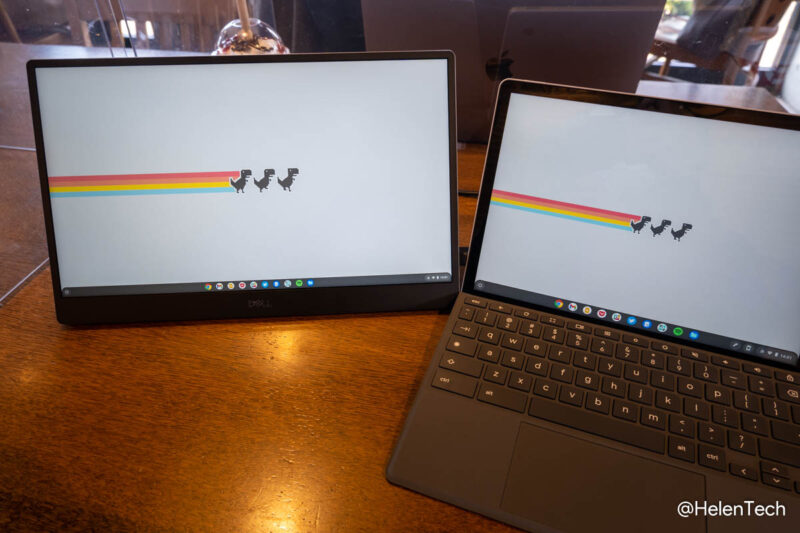 14インチのポータブルモニター｢DELL C1422H｣をレビュー。持ち運びする