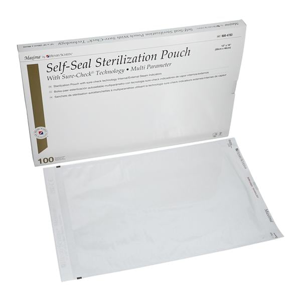 Maxima Sterilization Pouch 12 in x 18 in SCL12182S - Henry Schein