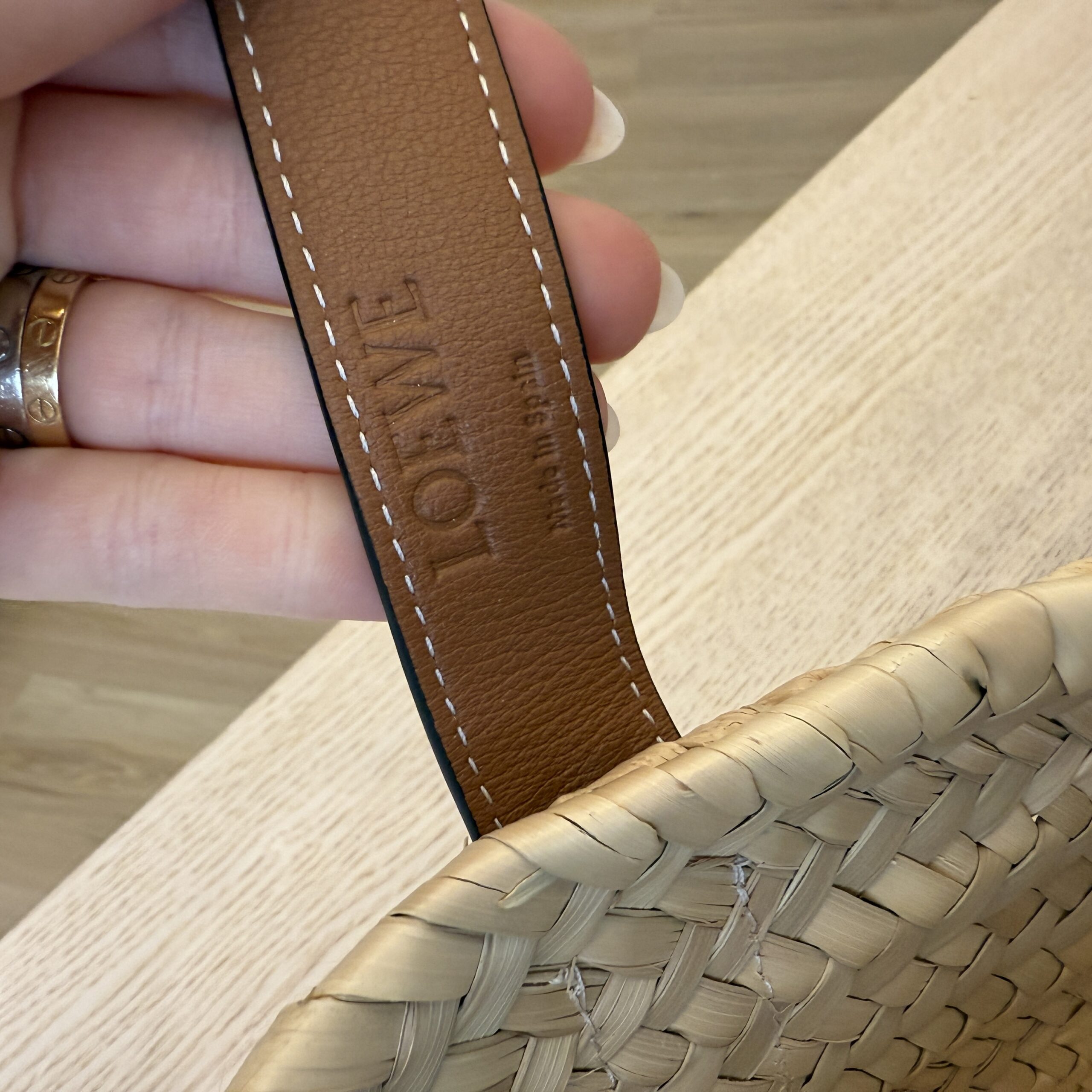 Loewe Basket Small Straw Tote Bag