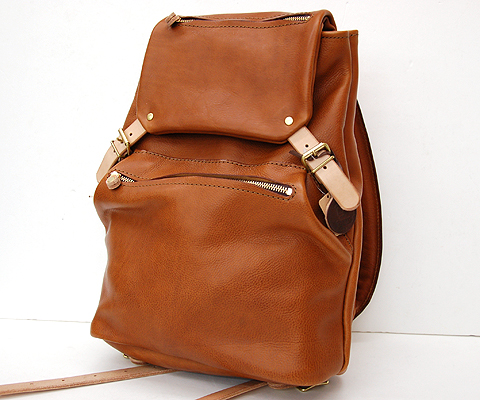 限定モデル：星のリュック（ミネルバキャメル×ヌメ革バージョン