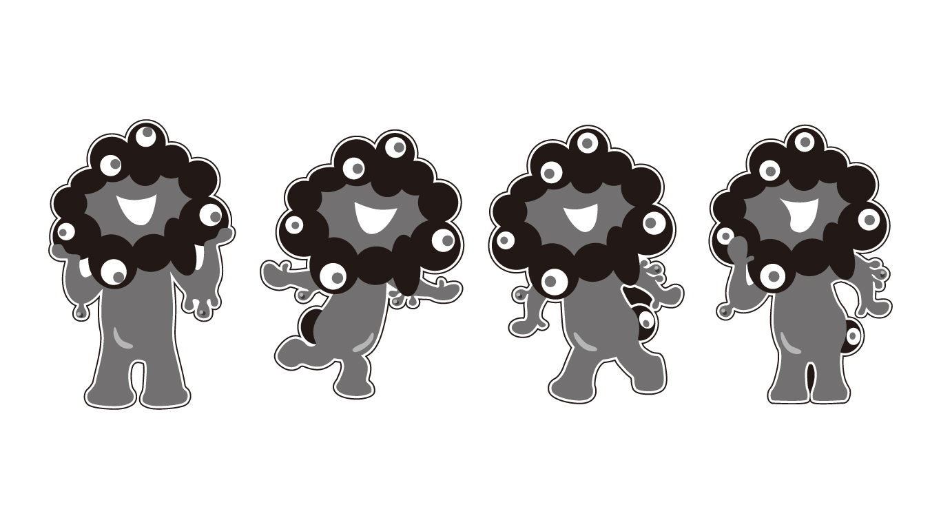 大阪万博 コンプリート7種 サンリオ 黒ミャクミャク 丁寧梱包 防水