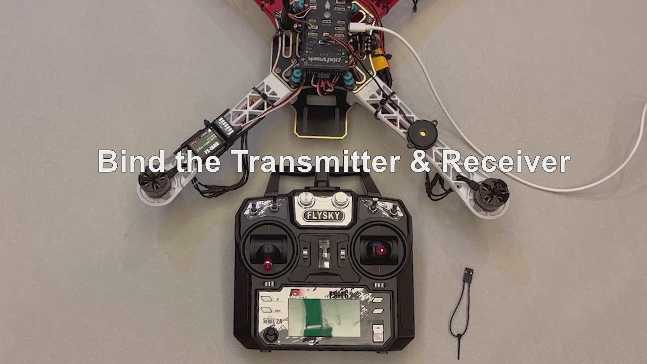 Flysky 10 チャンネル送信機 (FS-I6X) + 受信機 (FS-iA6B/10B