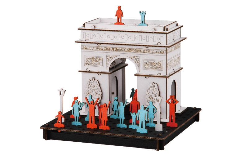 クムクムパズル ペイント エッフェル塔&エトワール凱旋門！ 楽天市場