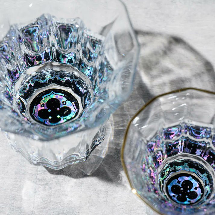 万華鏡グラス オリジナルドゥカーレ柄 | 箱根ガラスの森美術館 ブログ