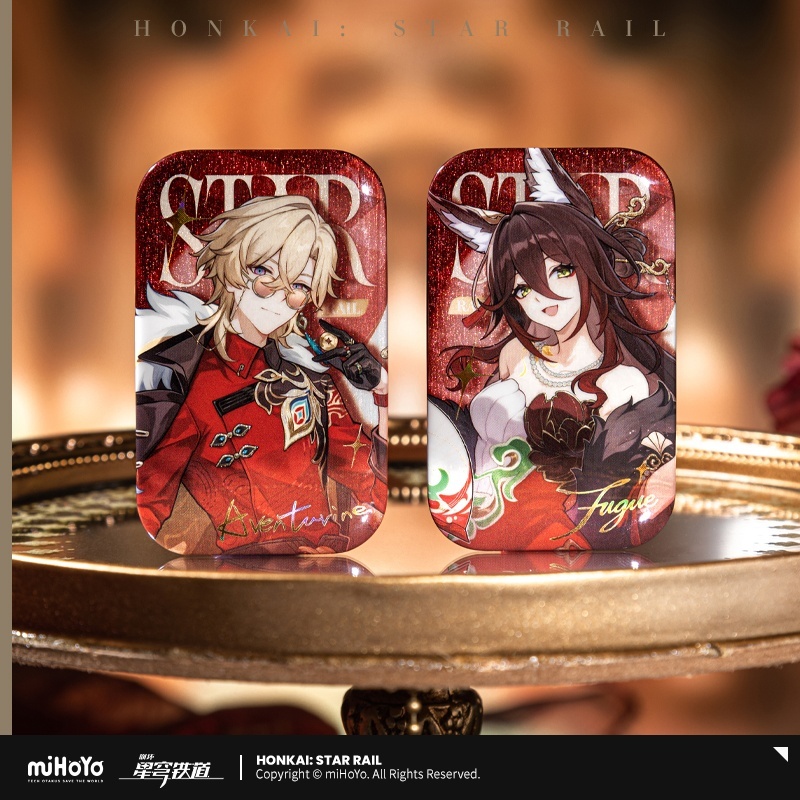 崩壊：スターレイル 列車巡遊・カフェコラボ スクエアバッジ - HAKUTEA