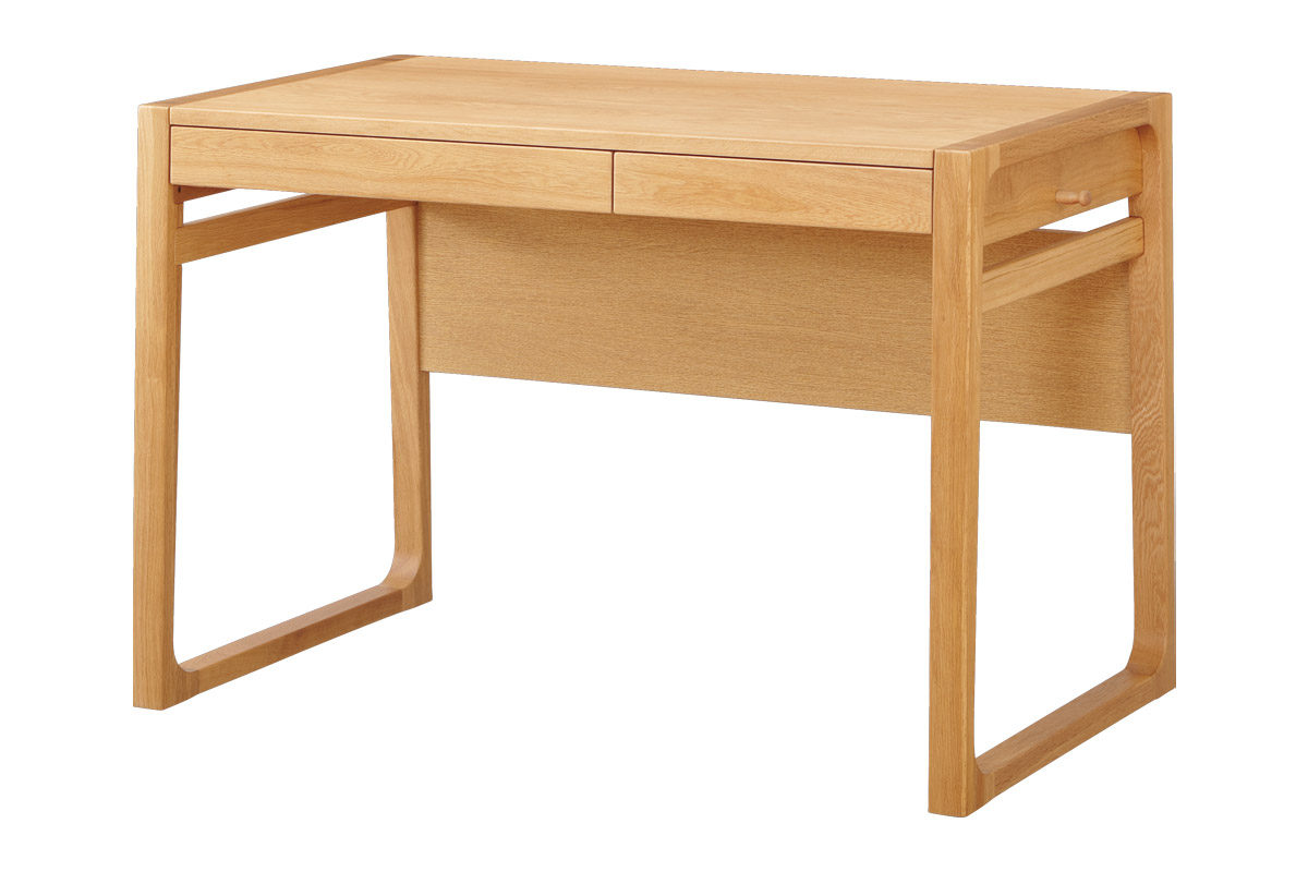 四角を組み合わせた直線的なフォルム｜No.89デスク｜学習デスク｜製品