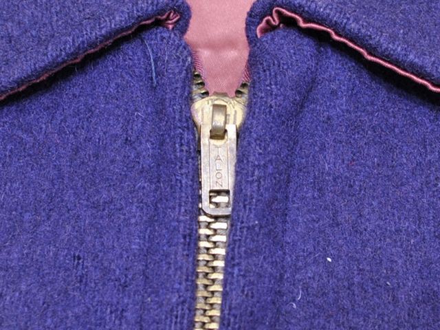 1950s〜【BUTWIN】リバーシブルスタジャン メルトン×サテン - 古着屋