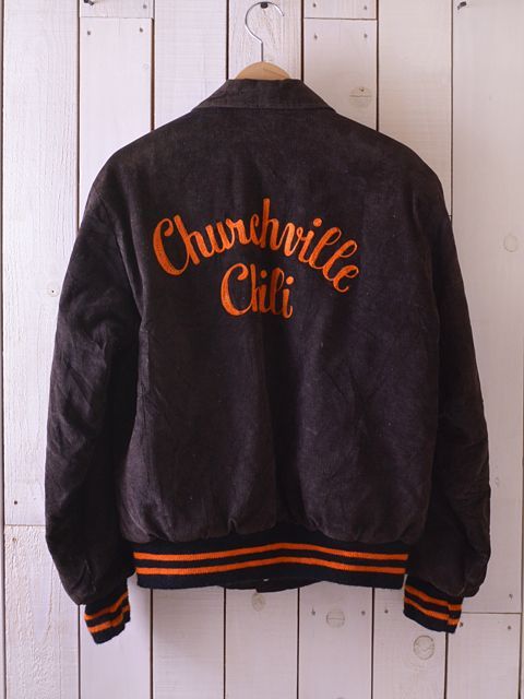 1960s Park Regal チェーン刺繍コーデュロイジャケット 実寸38 - 古着