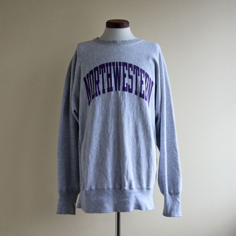 1990s Champion リバースウィーブスウェット NORTHWESTERN/染込み