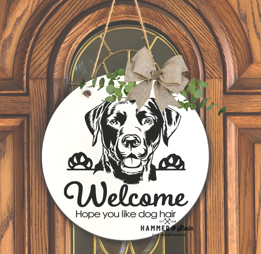 Dog Days- Dog Door Hangers – Hammer & Stain Treasure Valley