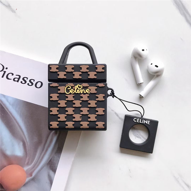 CELINE airpodspro ケース シリコン バッグ風 セリーヌ エアーポッズ