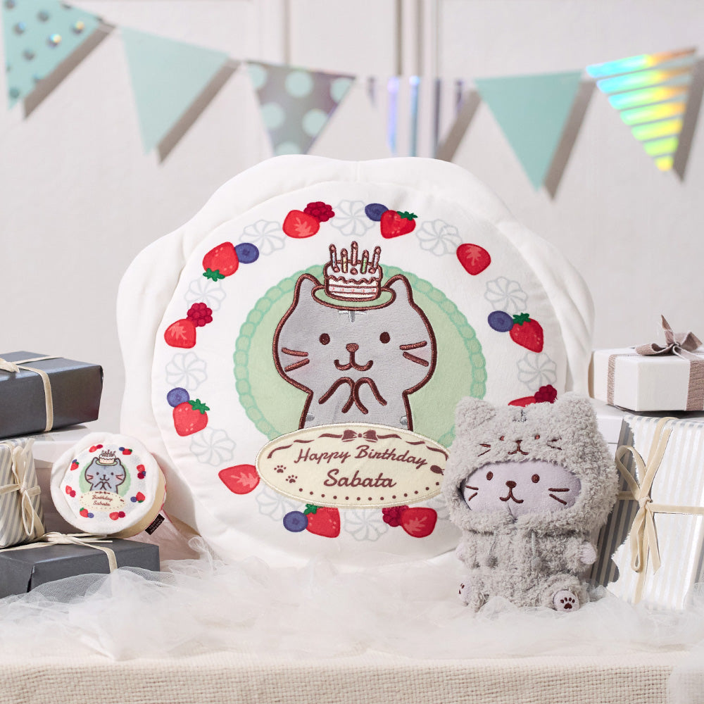 ふくふくにゃんこ ケーキクッション（サバタ） – HAPiNS online shop