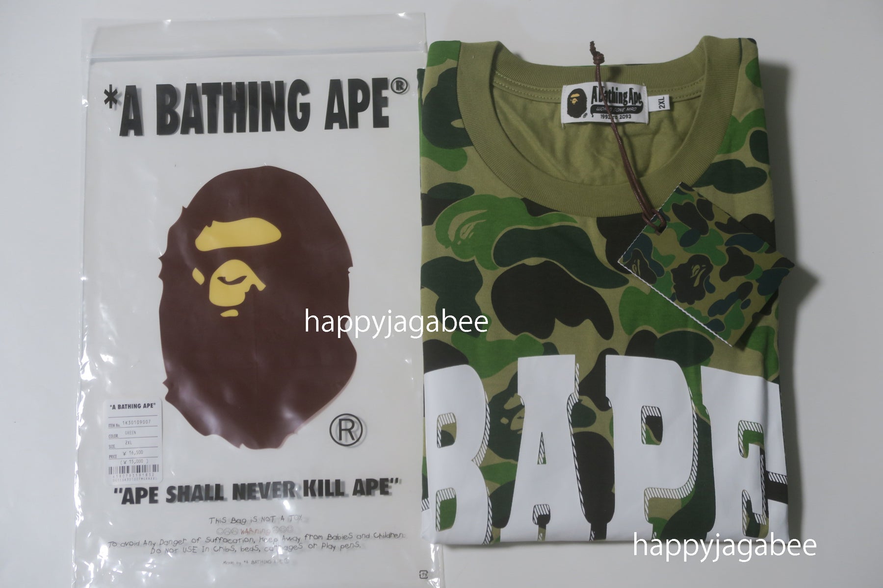 A BATHING APE ABC CAMO RELAXED FIT BAPE LOGO TEE – happyjagabee store