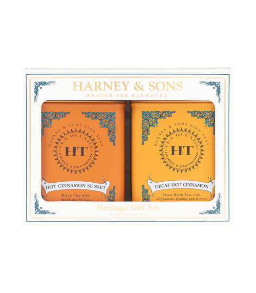 Heritage Gift Set: Hot Cinnamon Sunset & Decaf Harney & Sons