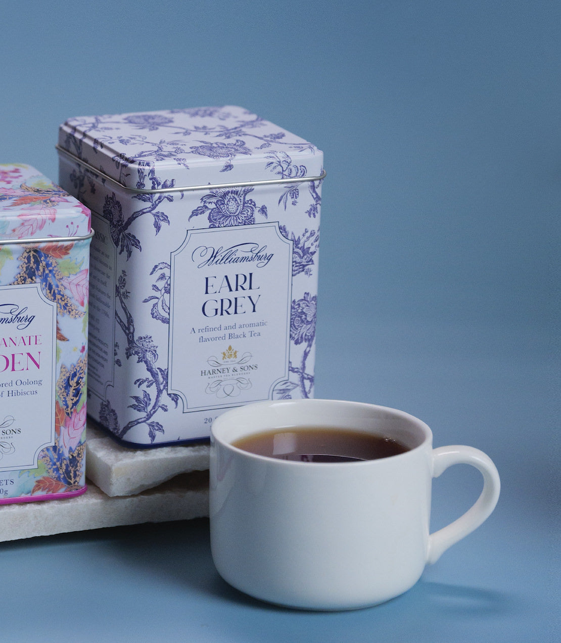 Williamsburg Earl Grey Tin - 20 Sachets | Harney & Sons - Harney