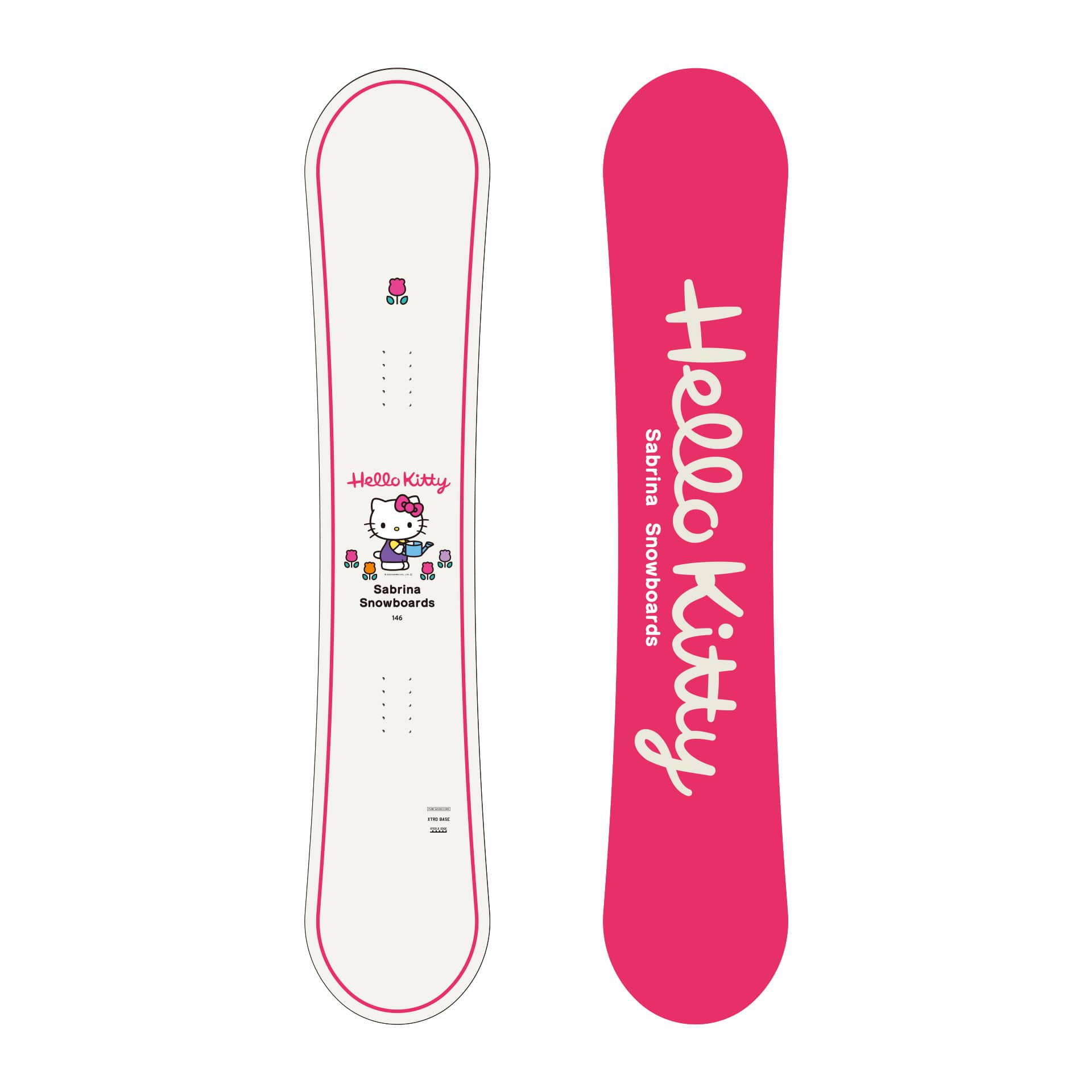 HELLO KITTY LTD Grey | SABRINA SNOWBOARDS