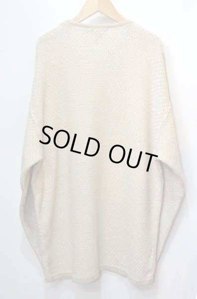 90's AKA Eddie Bauer ヘンリーネック リネンニット - used&vintage