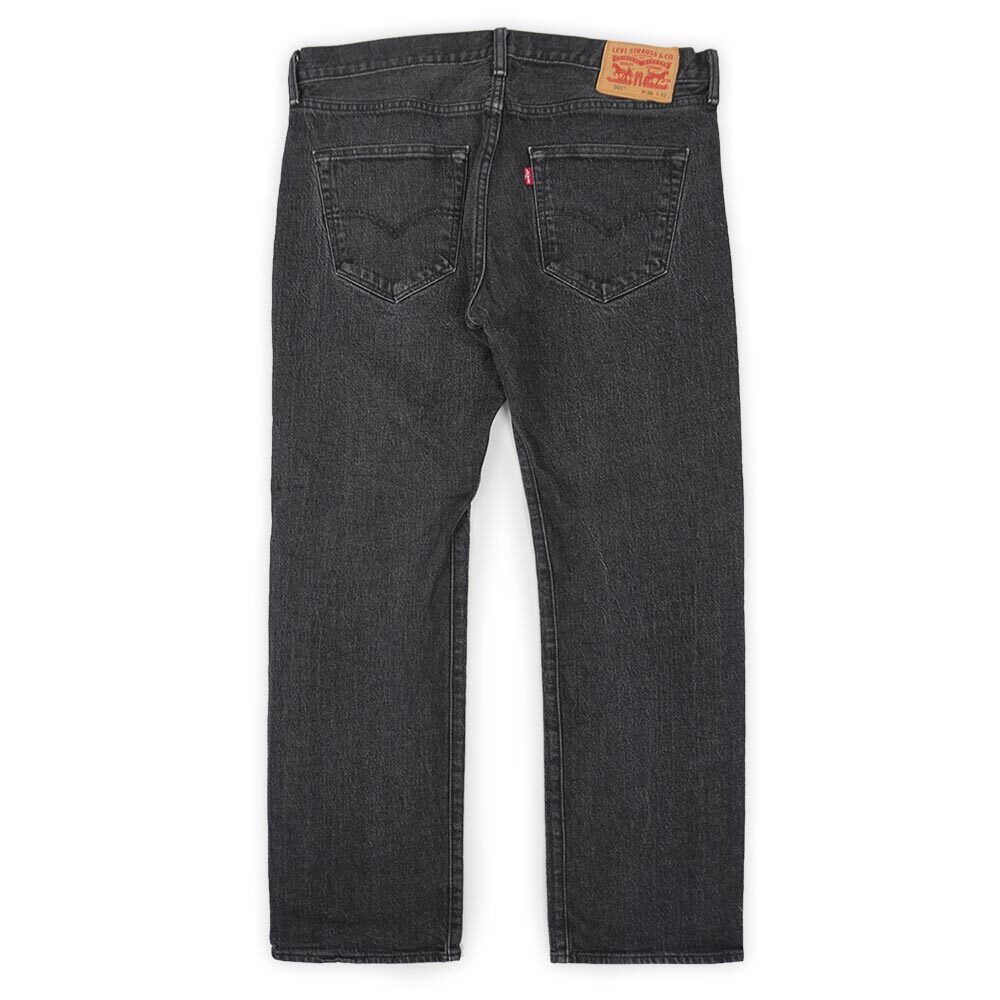 00's Levi's 501 先染めブラックデニムパンツ 