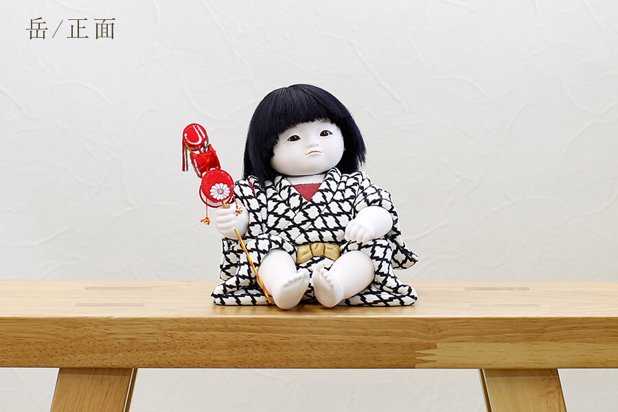 かわいくてコンパクトな五月人形のひととえ｜岳｜御所人形単品