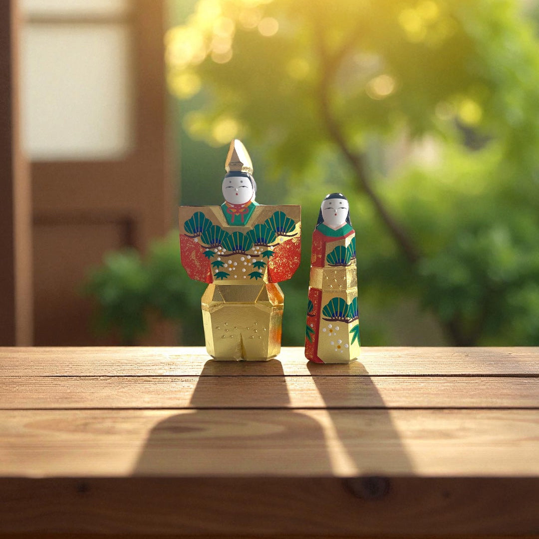 立雛（3号） 神泉作 – 奈良一刀彫 誠美堂