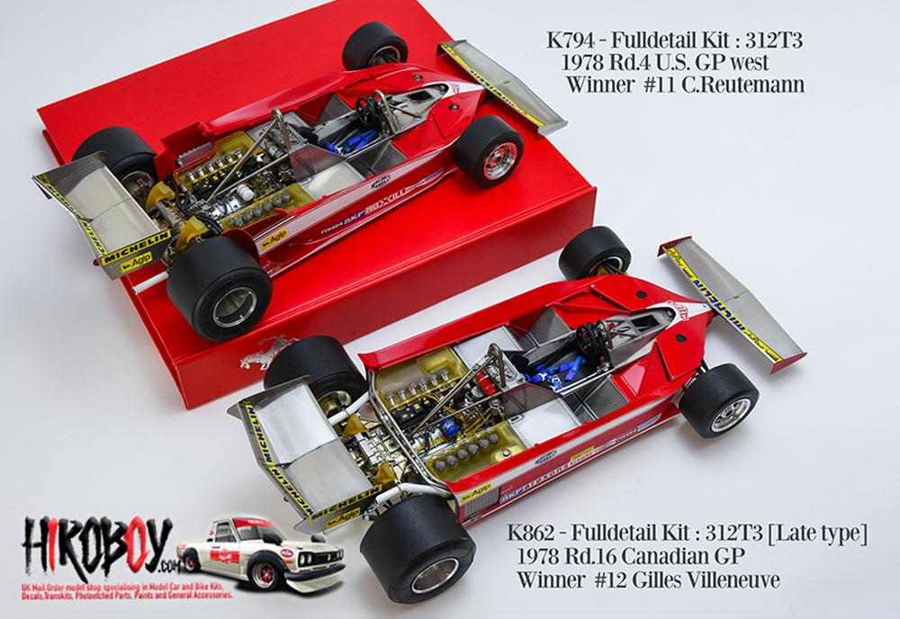 1:12 Ferrari 312T3 - Full Detail Multi Media Kit | MFH K794
