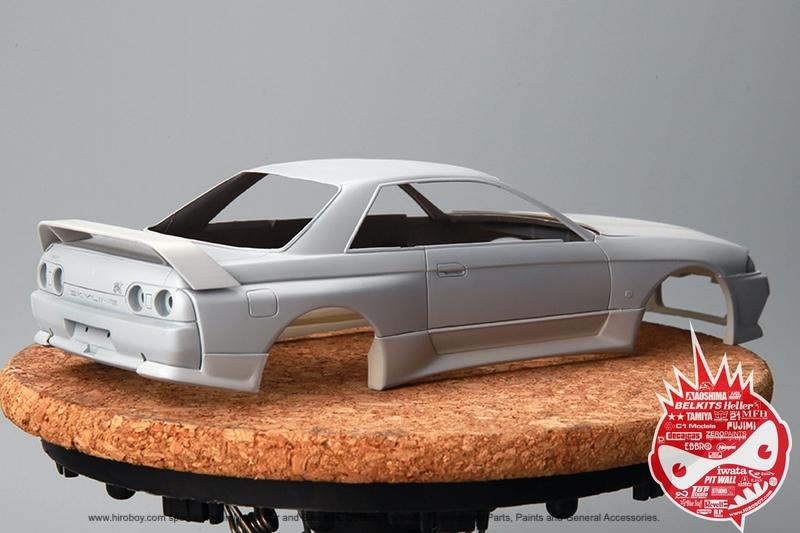 1:24 Nissan Skyline GT-R R32 Trust Greddy & Gracer Aero Detail-up