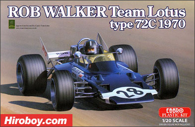 1:20 Rob Walker Team Lotus Type 72C by Ebbro | EMSF-2 | Ebbro