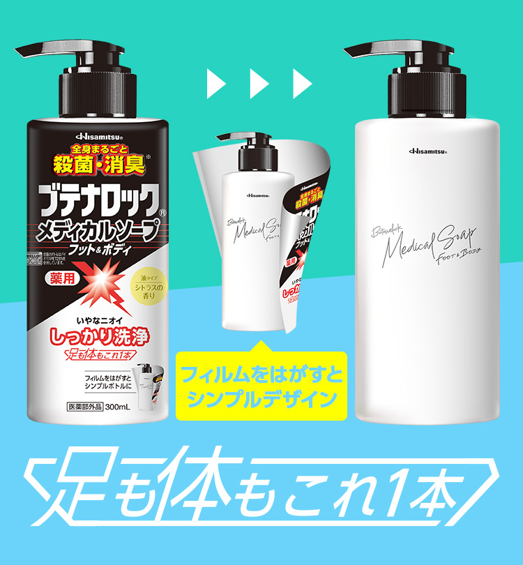 ブテナロック®(メディカルソープ) | 久光製薬株式会社