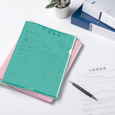 抗菌トリック！クリアフォルダ A4 ライトブルー｜HISAGO ヒサゴ株式