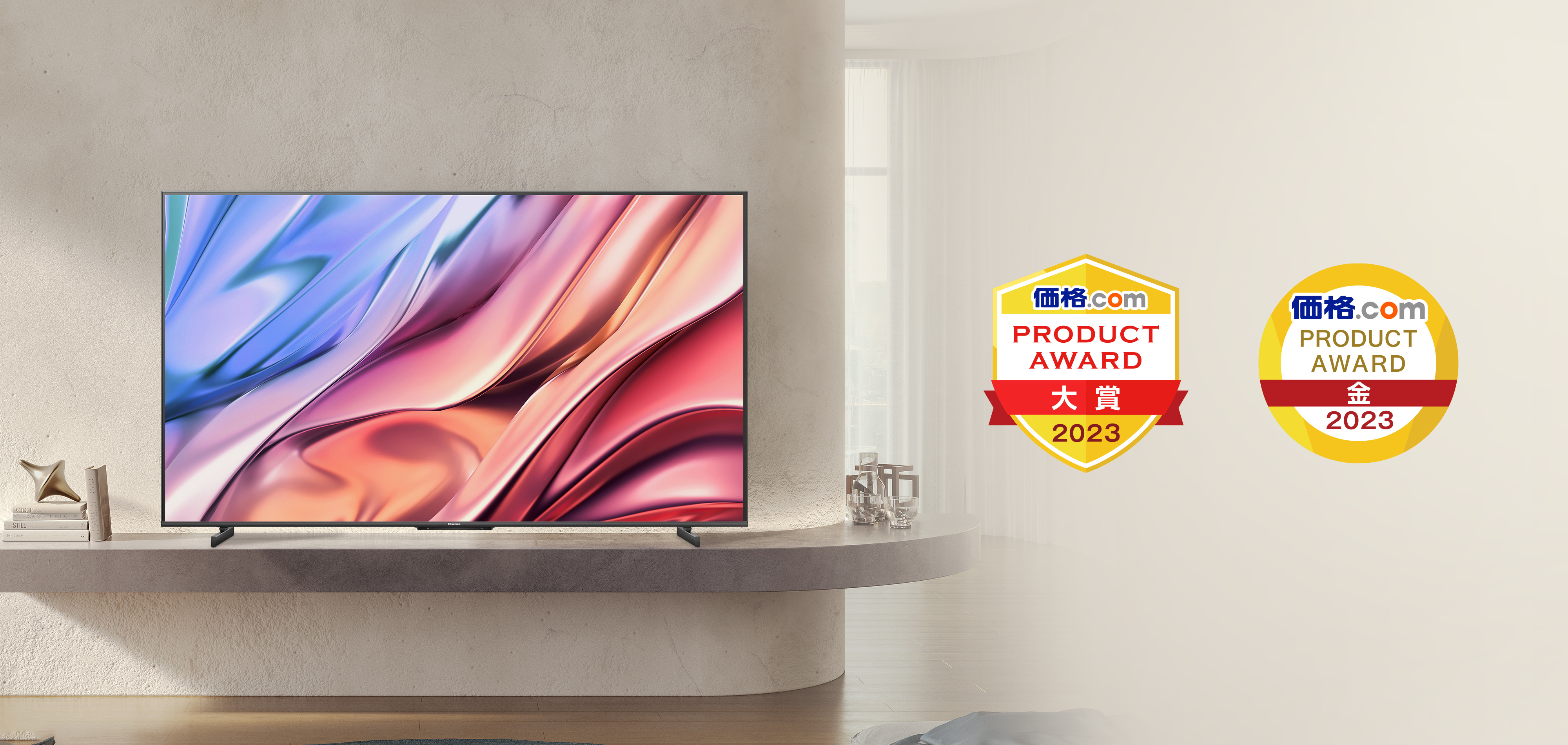 ユーザーの声で選ぶ、4K液晶テレビ「65U8K」が「価格.comプロダクト