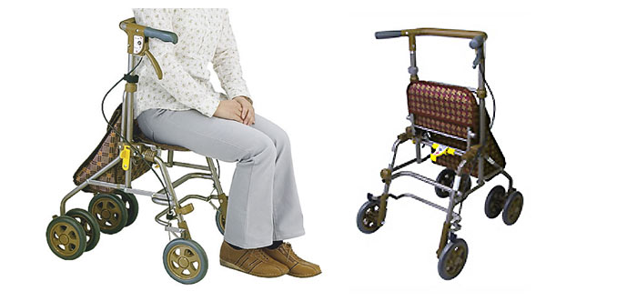 島製作所】シルバーカー フォルテライト| 手押し車 通販の【シルバー