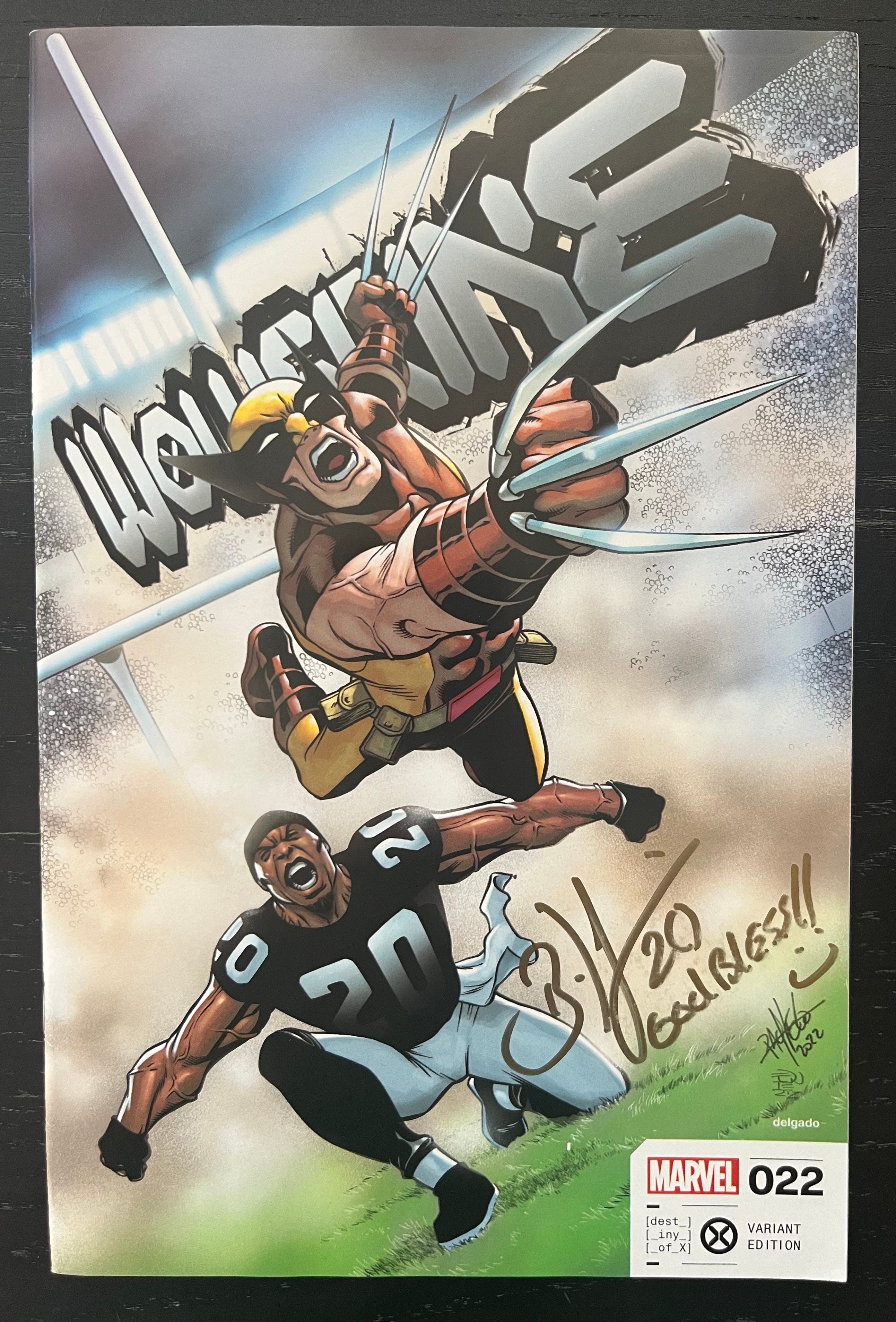Wolverine #22 Brian Dawkins Variant Autographed – hustl.