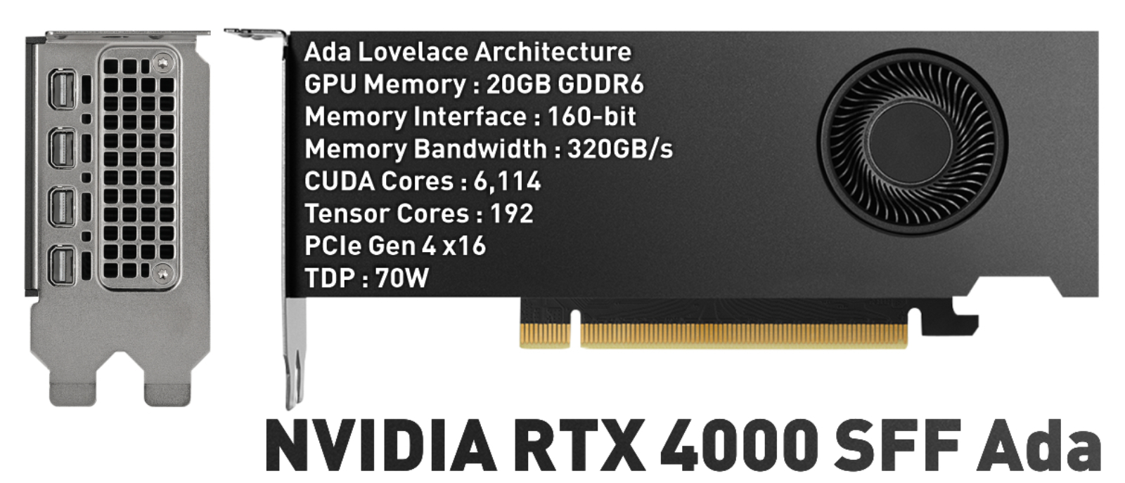 NVIDIA RTX 4000 SFF Ada | 製品情報 | 株式会社HPCテック