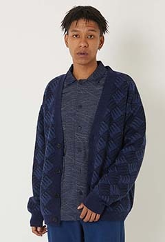 カゼナミニット Vネックカーディガン | BLUE BLUE JAPAN | ハリウッド