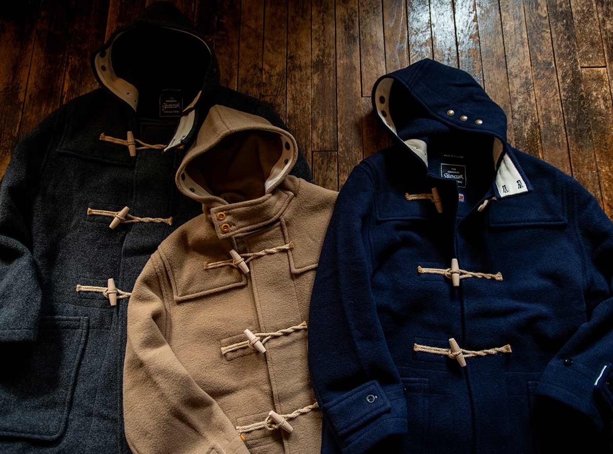 GLOVERALL BLUE BLUE MONTY DUFFLECOAT EXCLUSIVE｜BLUE BLUE
